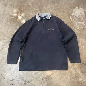 Vintage Gap Athletic Fleece Quarter Zip Sweater